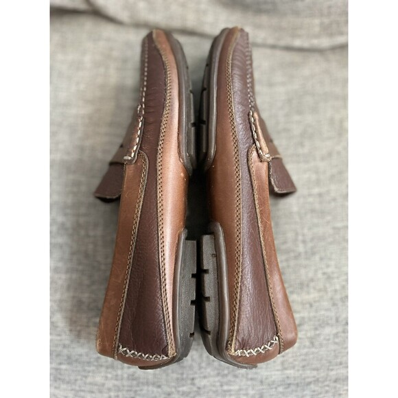 Neil M Leather Driving Loafers Mens Size 9 Two Tone Brown main image 6